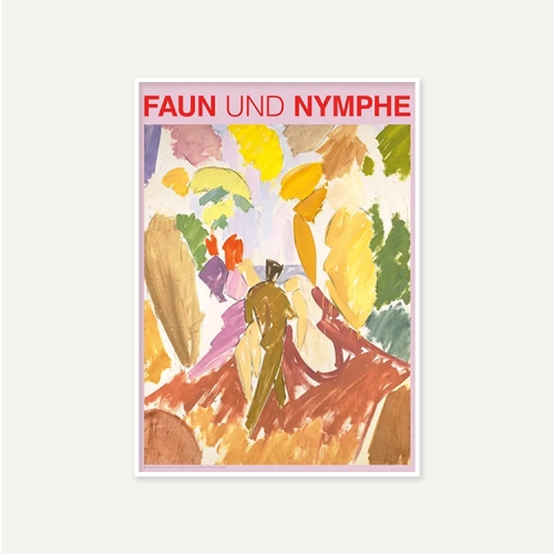 그릿시즌 에드바르트 바이 / Faun and Nymph, 1941 (액자포함, 50x70)