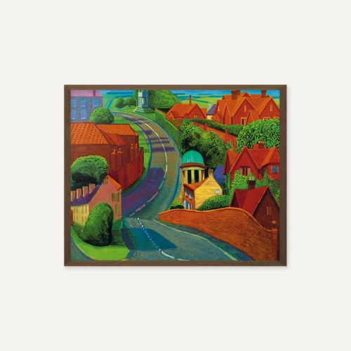 그릿시즌 데이비드 호크니 / The Road to York Through Sledmere (액자포함, 50x62)