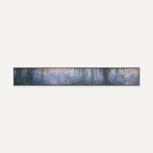 그릿시즌 클로드 모네 / The Water Lilies - Morning with Willows (액자포함, 23x157)