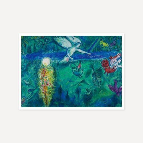 그릿시즌 마르크 샤갈 / Adam and Eve expelled from Paradise, 1958 (액자포함, 50x70)