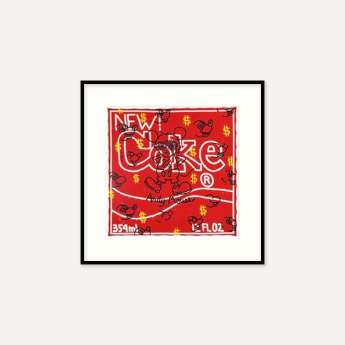 그릿시즌 키스 해링 / Andy Mouse - New Coke, 1985 (액자포함, 40x40)