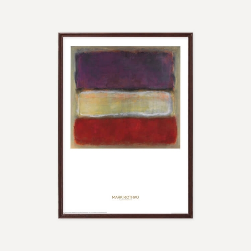 그릿시즌 마크 로스코 / Purple, White and Red, 1953 (액자포함, 50x70)