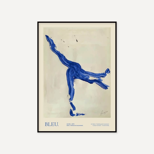 그릿시즌 루크레시아 레이 카로 / Bleu (액자포함, 50x70)