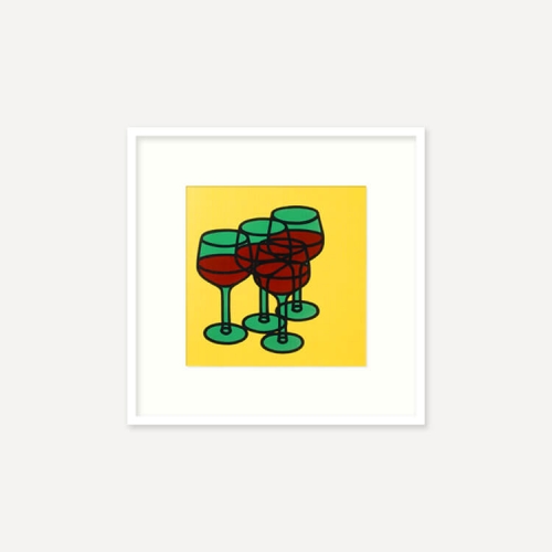 그릿시즌 패트릭 콜필드 / Wine Glasses, 1969 (액자포함, 26x26)