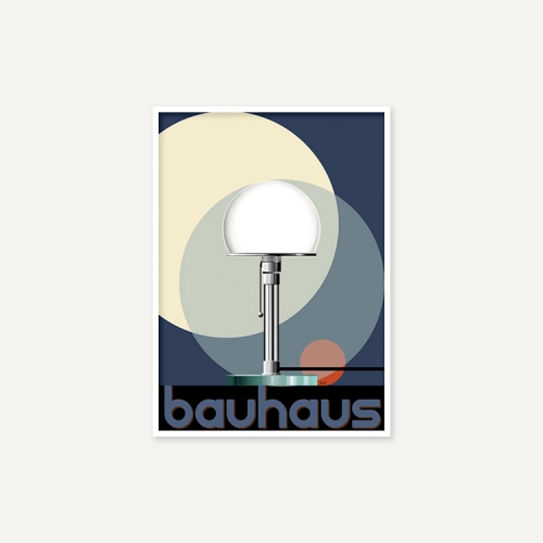 그릿시즌 바우하우스 / WG 24 Bauhaus Table Lamp (액자포함, 30x42)