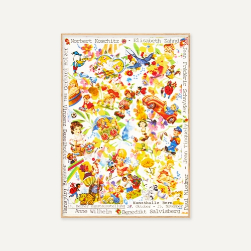그릿시즌 장 팅겔리 / 11. Berner Kunstausstellung, 1984 (액자포함, 70x100)