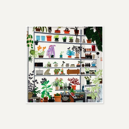 그릿시즌 조나스 우드 / Large Shelf Still Life, 2017 (액자포함, 59x59)