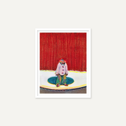 그릿시즌 웨인 티보 / Clown with Red Hair, 2015 (액자포함, 20x25)