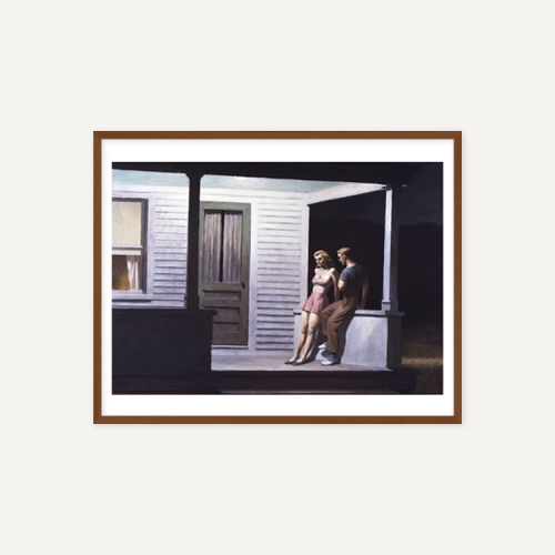 그릿시즌 에드워드 호퍼 / Summer Evening, 1947 (액자포함, 56x71)
