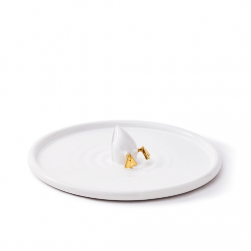 폴스포텐 Diving Duck Plate 40cm _White