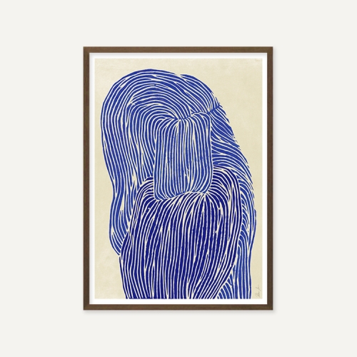 그릿시즌 레베카 하인 / Deep Blue (액자포함, 50x70)
