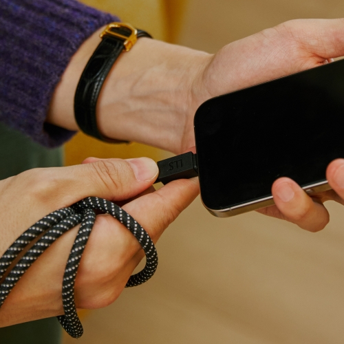 엘엘에스 ROPE STRAP CABLE CtoC(60w) / YIN-YANG BLACK