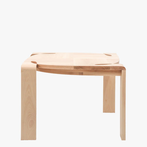 효시 Curly Dining Table | Beech
