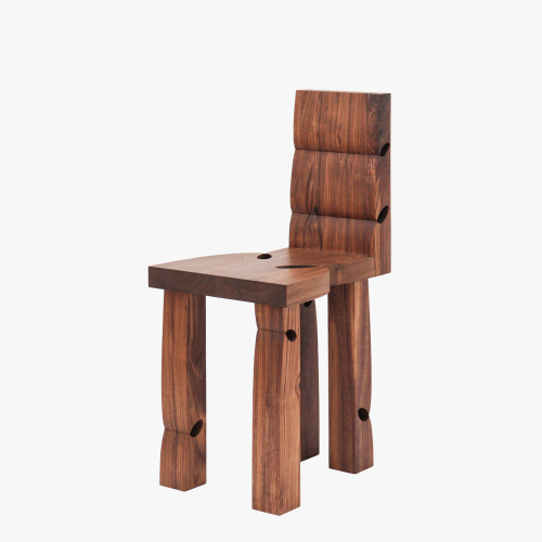 효시 Curly Chair 001 | Walnut