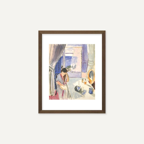 그릿시즌 앙리 마티스 / Woman Reading at a Dressing Table, 1919 (액자포함, 28x35)