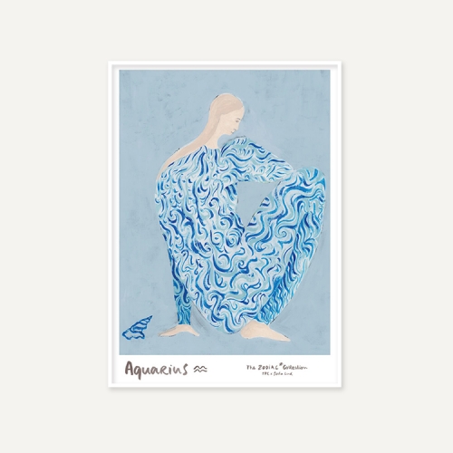 그릿시즌 소피아 린드 / Aquarius 물병자리 (액자포함, 50x70)
