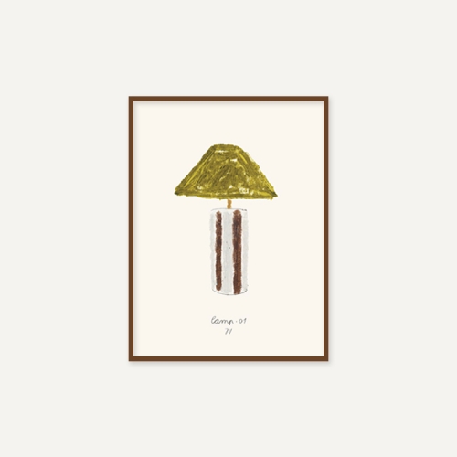 그릿시즌 이자벨 반데플라셰 / Lamp 01 (액자포함, 30x40)