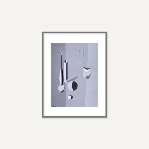 그릿시즌 폴 베즐레 / Forms on Grey, 1935 (액자포함, 30x40)
