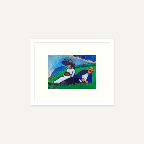 그릿시즌 가브리엘 뮌터 / Jawlensky and Werefkin, 1909 (액자포함, 27x34)