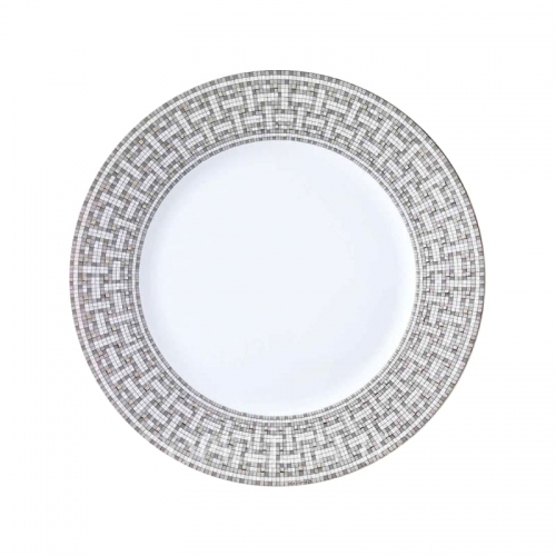 에르메스 Mosaique au 24 platinum 디너접시 Hermes Mosaique au 24 platinum Dinner Plate 00221