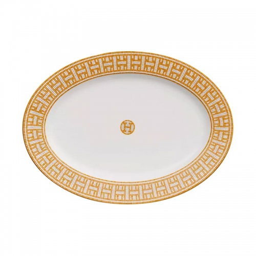 에르메스 Mosaique au 24 Small 오발 플래터 Hermes Mosaique au 24 Small Oval Platter 00213