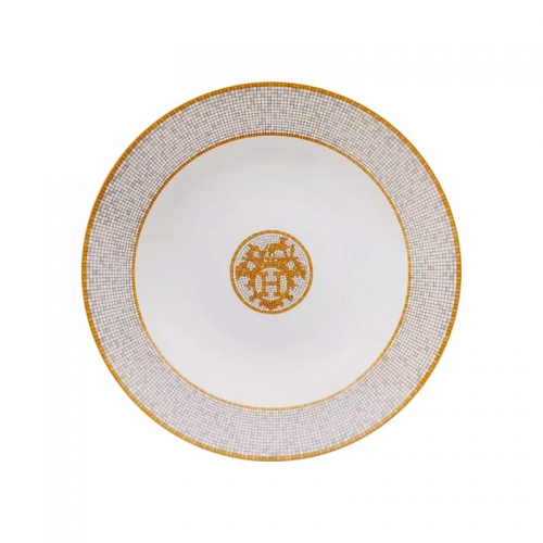 에르메스 Mosaique au 24 Round 딥 플래터 Hermes Mosaique au 24 Round Deep Platter 00212
