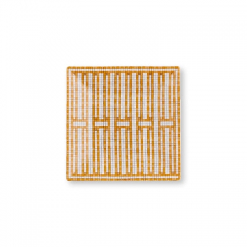 에르메스 Mosaique au 24 사각 스퀘어 접시 n°2 Hermes Mosaique au 24 Square Plate n°2 00210