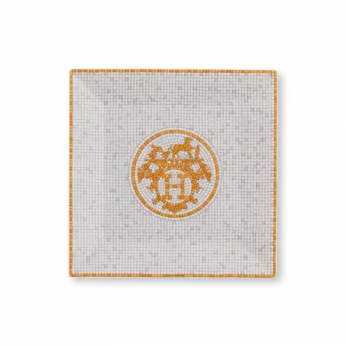 에르메스 Mosaique au 24 사각 스퀘어 접시 n°3 Hermes Mosaique au 24 Square Plate n°3 00209