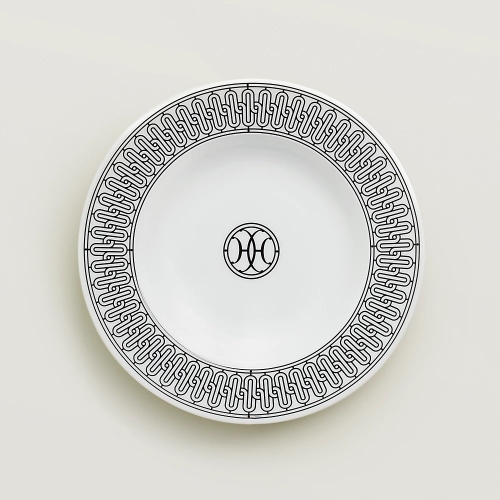 에르메스 H Deco 파스타접시 Hermes H Deco Soup Plate 00180