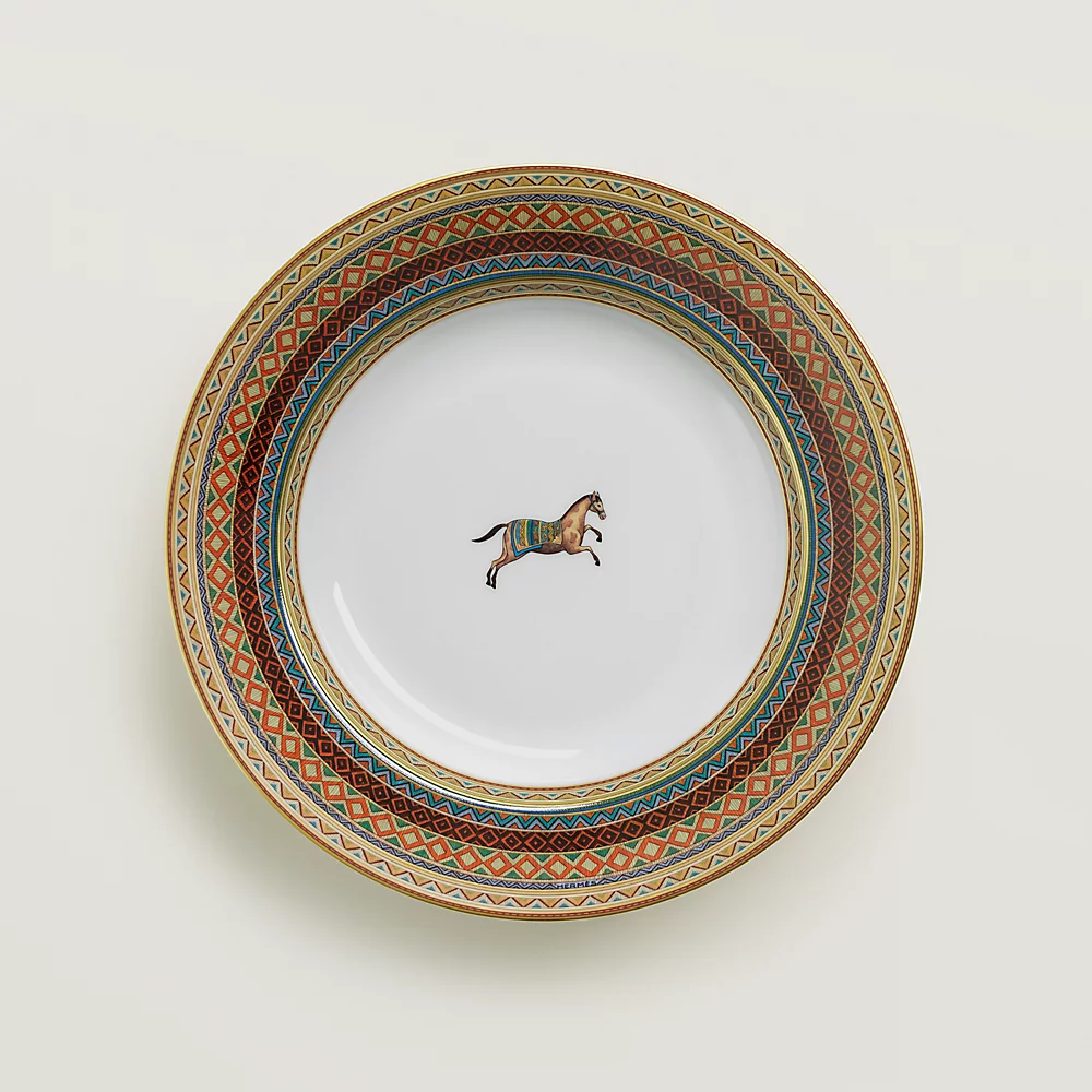 에르메스 파스타접시 Cheval D’오리엔트 Hermes Soup Plate Cheval d’Orient 00157