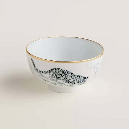 에르메스 Carnets d’Equateur 미디움 볼 Felines Theme Hermes Carnets d’Equateur Medium Bowl Felines Theme 00148