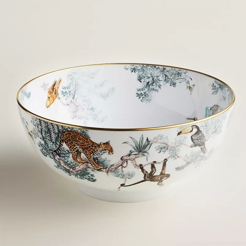 에르메스 Carnets d’Equateur 샐러드볼 라지 모델 Hermes Carnets d’Equateur Salad Bowl large model 00141
