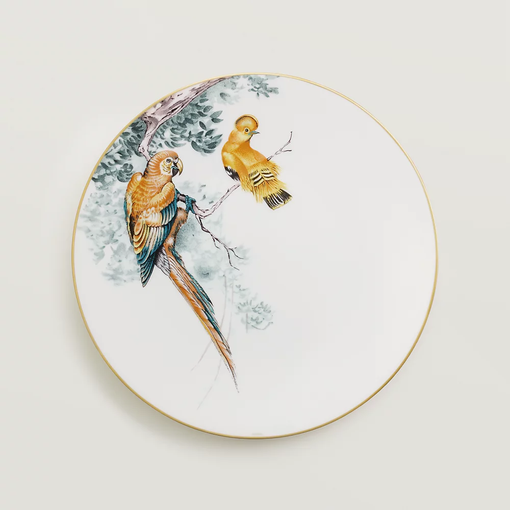 에르메스 Carnets d’Equateur 디너접시 Birds Theme Hermes Carnets d’Equateur Dinner Plate Birds Theme 00133