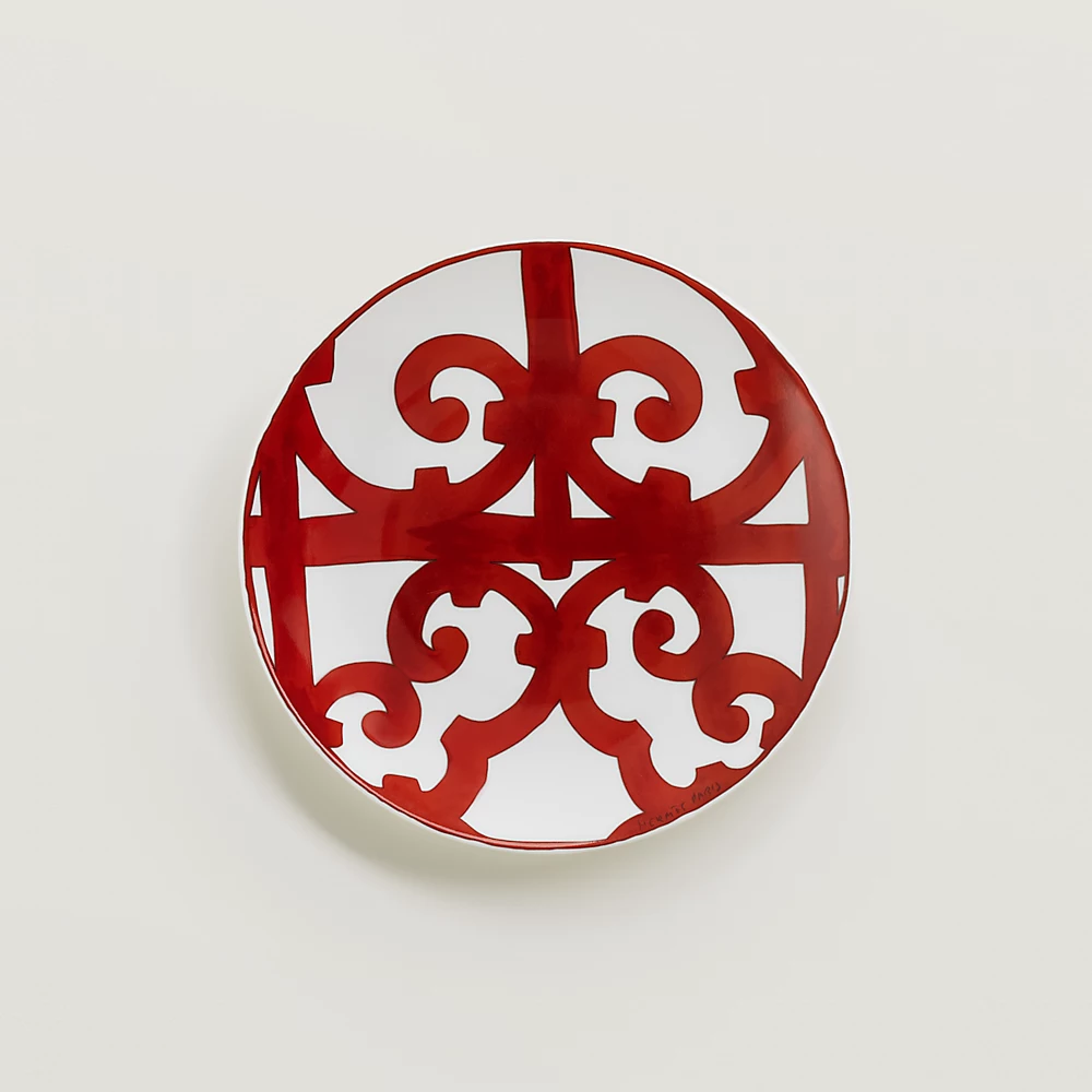 에르메스 브레드 & 버터 접시 n°1 Balcon du Guadalquivir Hermes Bread & Butter plate n°1 Balcon du Guadalquivir 00124