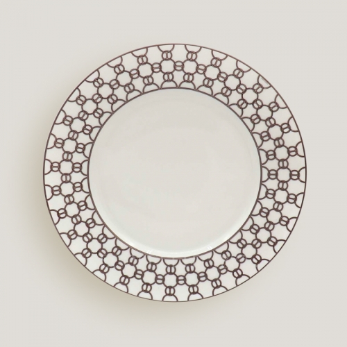에르메스 디너접시 Fil d’argent Blanc Hermes Dinner plate Fil d’argent Blanc 00062