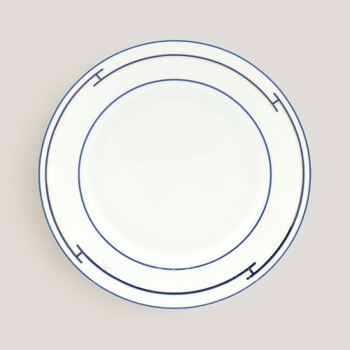 에르메스 American 디너접시 Rythme Bleu Hermes American Dinner plate Rythme Bleu 00057