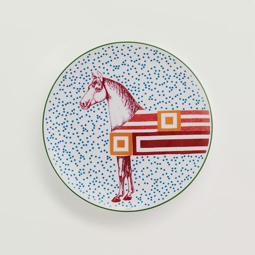 에르메스 디저트접시 n°1 Hippomobile Hermes Dessert plate n°1 Hippomobile 00054