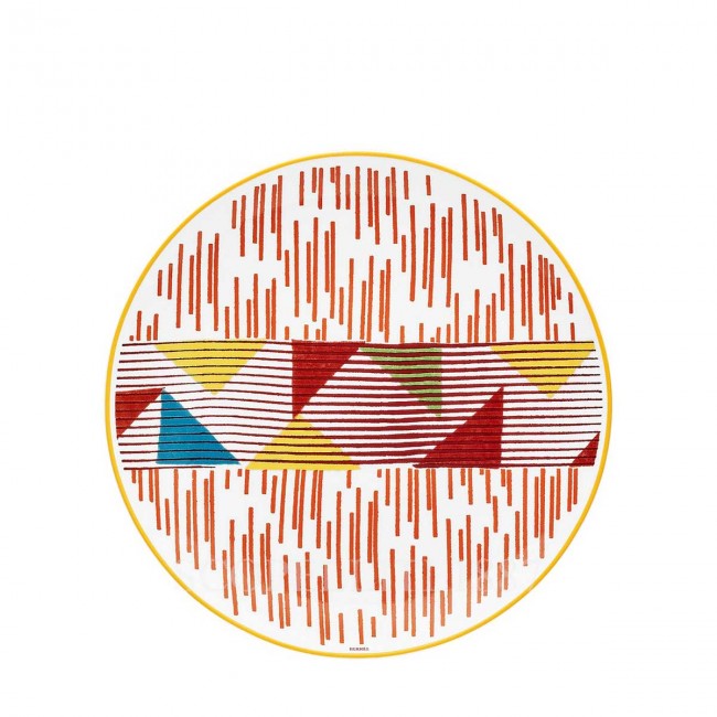 에르메스 디저트접시 n°5 Hippomobile Hermes Dessert plate n°5 Hippomobile 00050