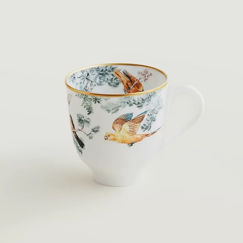 에르메스 머그 Carnets d’Equateur Birds theme Hermes Mug Carnets d’Equateur Birds theme 00035