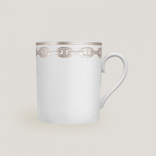 에르메스 머그 30 cl Chaine d’ancre platine Hermes mug 30 cl Chaine d’ancre platine 00017