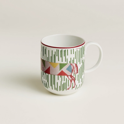 에르메스 머그 n°3 그린 Hippomobile Hermes Mug n°3 green Hippomobile 00012