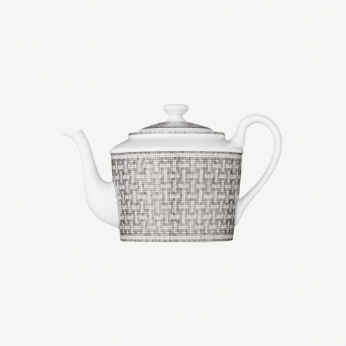 에르메스 Mosaique au 24 platinum 티포트 Hermes Mosaique au 24 platinum Teapot 00005