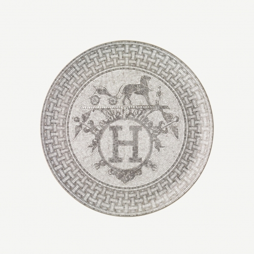 에르메스 Mosaique au 24 platinum Tart 플래터 Hermes Mosaique au 24 platinum Tart Platter 00001