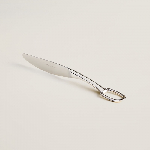 에르메스 디저트 칼 Attelage steel Hermes Dessert knife Attelage steel 00465