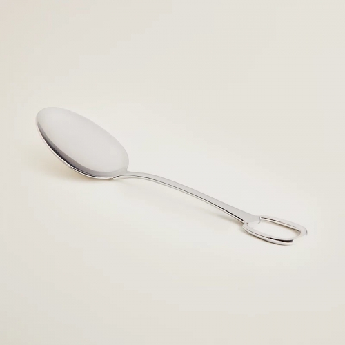 에르메스 서빙 스푼 Attelage steel Hermes Serving spoon Attelage steel 00462