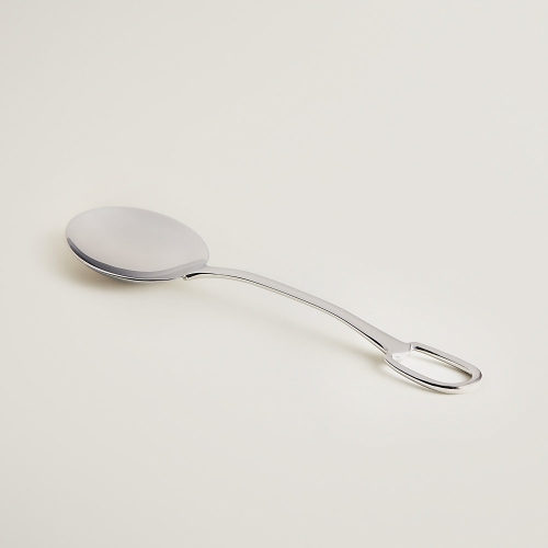 에르메스 샐러드 서빙 스푼 Attelage steel Hermes Salad serving spoon Attelage steel 00459