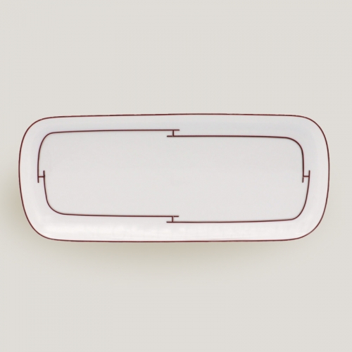 에르메스 케이크 플래터 Rythme Rouge Hermes Cake Platter Rythme Rouge 00395