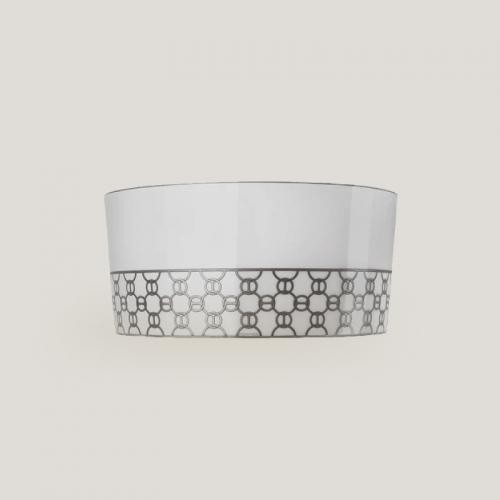 에르메스 샐러드볼 Fil d’argent Blanc Hermes Salad Bowl Fil d’argent Blanc 00369