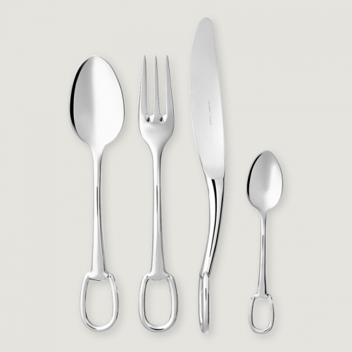 에르메스 커트러리 24 피스S Attelage 스테인리스 스틸 Hermes Cutlery 24 Pieces Attelage Stainless Steel 00360