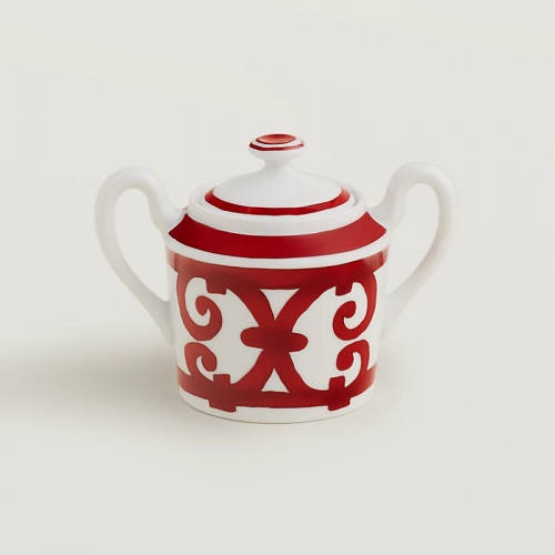 에르메스 Sugar 볼 Balcon du Guadalquivir Hermes Sugar Bowl Balcon du Guadalquivir 00332